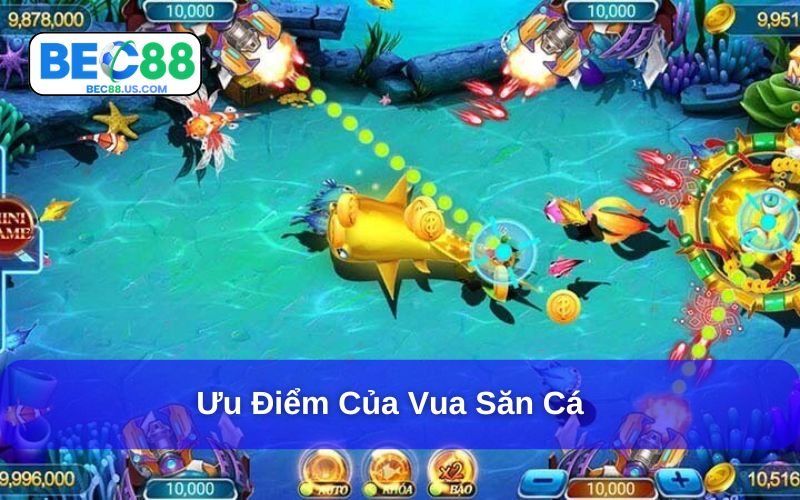Các tính năng đặc biệt trong Vua săn cá Bec88 Các tính năng đặc biệt trong Vua săn cá Bec88